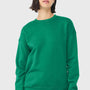 Bella + Canvas Mens Fleece Crewneck Sweatshirt - Kelly Green - NEW