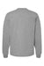 Bella + Canvas BC4651 Mens Long Sleeve Crewneck T-Shirt Heather Grey Flat Back