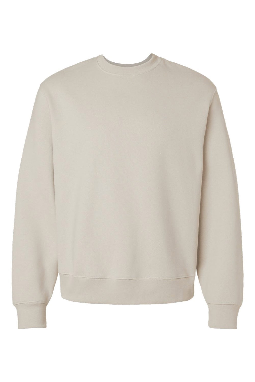 Bella + Canvas BC4711 Mens Crewneck Sweatshirt Dust Flat Front