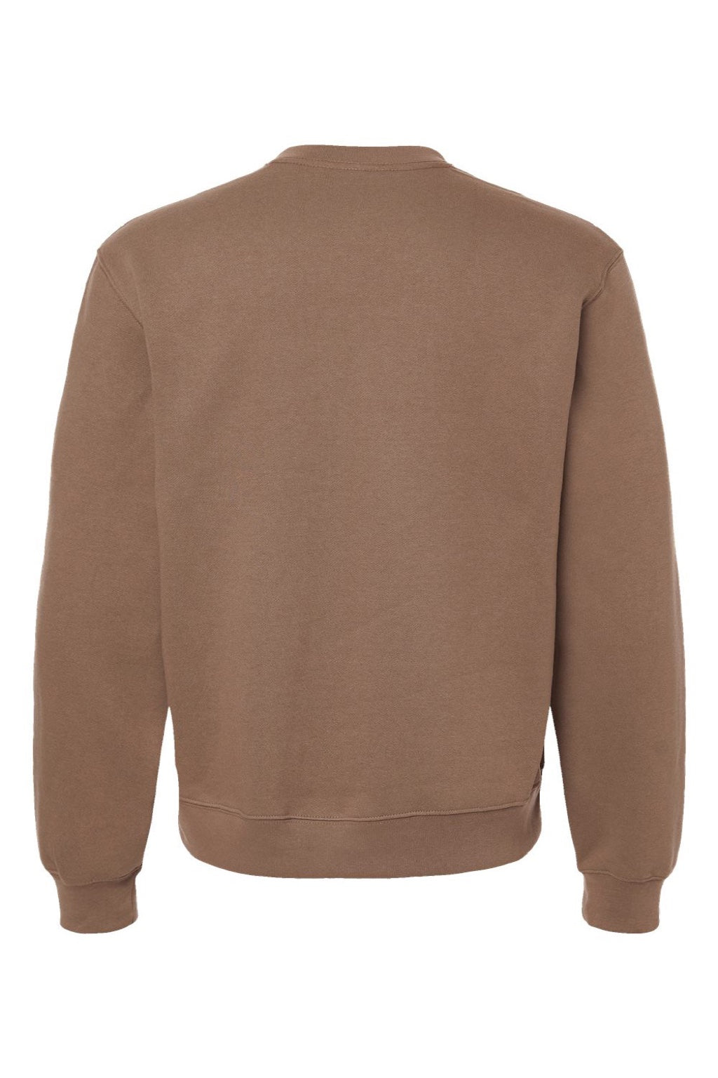 Bella + Canvas BC4711 Mens Crewneck Sweatshirt Vintage Brown Flat Back