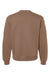 Bella + Canvas BC4711 Mens Crewneck Sweatshirt Vintage Brown Flat Back
