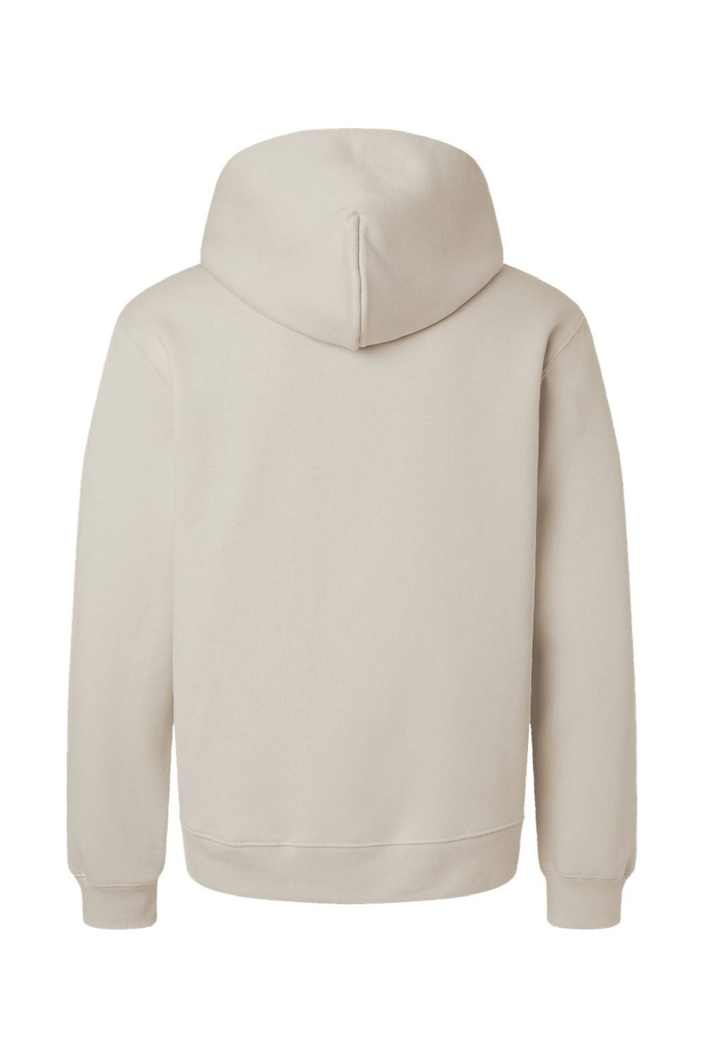 Bella + Canvas BC4719 Mens Hooded Sweathshirt w/ Pouch Pocket Dust Flat Back