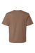 Bella + Canvas BC6110 Womens Short Sleeve Crewneck T-Shirt Vintage Brown Flat Back