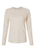 Bella + Canvas BC6500/6500 Womens Jersey Long Sleeve Crewneck T-Shirt Heather Dust Flat Front