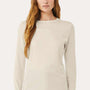 Bella + Canvas Womens Jersey Long Sleeve Crewneck T-Shirt - Heather Dust