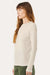 Bella + Canvas BC6500/6500 Womens Jersey Long Sleeve Crewneck T-Shirt Heather Dust Model Side