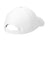 Port Authority Hats BTU Mens Brushed Twill Adjustable Hat White Flat Back