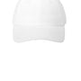 Port Authority Hats Mens Brushed Twill Adjustable Hat - White