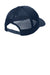 Port Authority Hats C110 Mens Mesh Flexfit Hat True Navy Blue Flat Back
