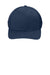 Port Authority Hats C110 Mens Mesh Flexfit Hat True Navy Blue Flat Front