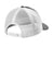 Port Authority Hats C402ECO Mens Eco Snapback Trucker Hat Smoke Grey/White Flat Back