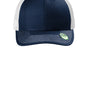 Port Authority Hats Mens Eco Snapback Trucker Hat - True Navy Blue/White