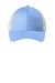 Port Authority Hats C402LP Mens Low Profile Snapback Trucker Hat Carolina Blue/Ecru Flat Front