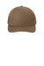 Port Authority Hats C402 Mens Adjustable Trucker Hat Woodland Brown Flat Front