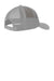 Port Authority Hats C402 Mens Adjustable Trucker Hat Gusty Grey Flat Back