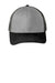 Port Authority Hats C402 Mens Adjustable Trucker Hat Gusty Grey/Black/Steel Grey Flat Front