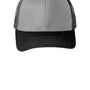 Port Authority Hats Mens Adjustable Trucker Hat - Gusty Grey/Black/Steel Grey