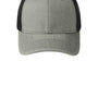 Port Authority Hats Mens Adjustable Trucker Hat - Heather Grey/Black