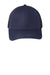 Port Authority Hats C402 Mens Adjustable Trucker Hat True Navy Blue Flat Front