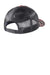 Port Authority Hats C404 Mens Digi Camo Snapback Trucker Hat Flame Red Digital Camo/Steel Grey Flat Back