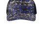 Port Authority Hats Mens Digi Camo Snapback Trucker Hat - Patriot Blue Digital Camo/Steel Grey