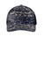 Port Authority Hats C404 Mens Digi Camo Snapback Trucker Hat Rich Navy Blue Digital Camo/Steel Grey Flat Front