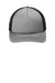 Port Authority Hats C405LP Mens Low Profile Snapback Trucker Hat Heather Grey/Black Flat Front