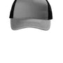 Port Authority Hats Mens Snapback Trucker Hat - Heather Grey/Black