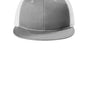 Port Authority Hats Mens Snapback Flat Bill Trucker Hat - Heather Grey/White