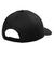 Port Authority Hats C408 Mens Snapback Hat Black Flat Back