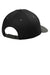 Port Authority Hats C408 Mens Snapback Hat Black/Steel Grey Flat Back