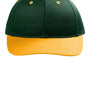 Port Authority Hats Mens Snapback Hat - Dark Green/Gold