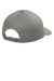 Port Authority Hats C408 Mens Snapback Hat Gusty Grey Flat Back