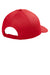 Port Authority Hats C408 Mens Snapback Hat True Red Flat Back