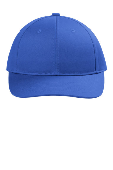 Port Authority Hats C408 Mens Snapback Hat True Royal Blue Flat Front