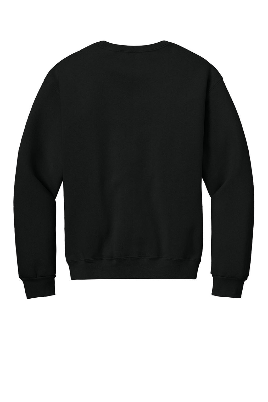 Jerzees C12M Mens Rugged Crewneck Sweatshirt Black Ink Flat Back