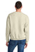Jerzees C12M Mens Rugged Crewneck Sweatshirt Putty Model Back