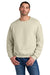 Jerzees C12M Mens Rugged Crewneck Sweatshirt Putty Model Front