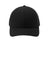 Port Authority Hats C301 Mens Performance Flexfit Snapback Hat Black Flat Front
