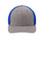 Port Authority Hats C302 Mens Melange Mesh Back Flexfit Trucker Hat True Royal Blue/Heather Grey Flat Front