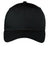 Port Authority Hats C608 Mens Easy Care Adjustable Hat Black Flat Front