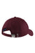 Port Authority Hats C608 Mens Easy Care Adjustable Hat Burgundy Flat Back