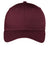 Port Authority Hats C608 Mens Easy Care Adjustable Hat Burgundy Flat Front