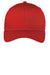 Port Authority Hats C608 Mens Easy Care Adjustable Hat Red Flat Front
