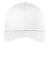 Port Authority Hats C608 Mens Easy Care Adjustable Hat White Flat Front