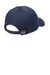 Port Authority Hats C800 Mens Fine Twill Adjustable Hat Navy Blue Flat Back