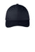 Port Authority Hats C801 Mens Fine Twill Snapback Hat Navy Blue Flat Front