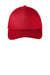 Port Authority Hats C801 Mens Fine Twill Snapback Hat Red Flat Front