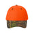 Port Authority Hats C804 Mens Adjustable Hat Orange Blaze/Mossy Oak Camo Flat Front