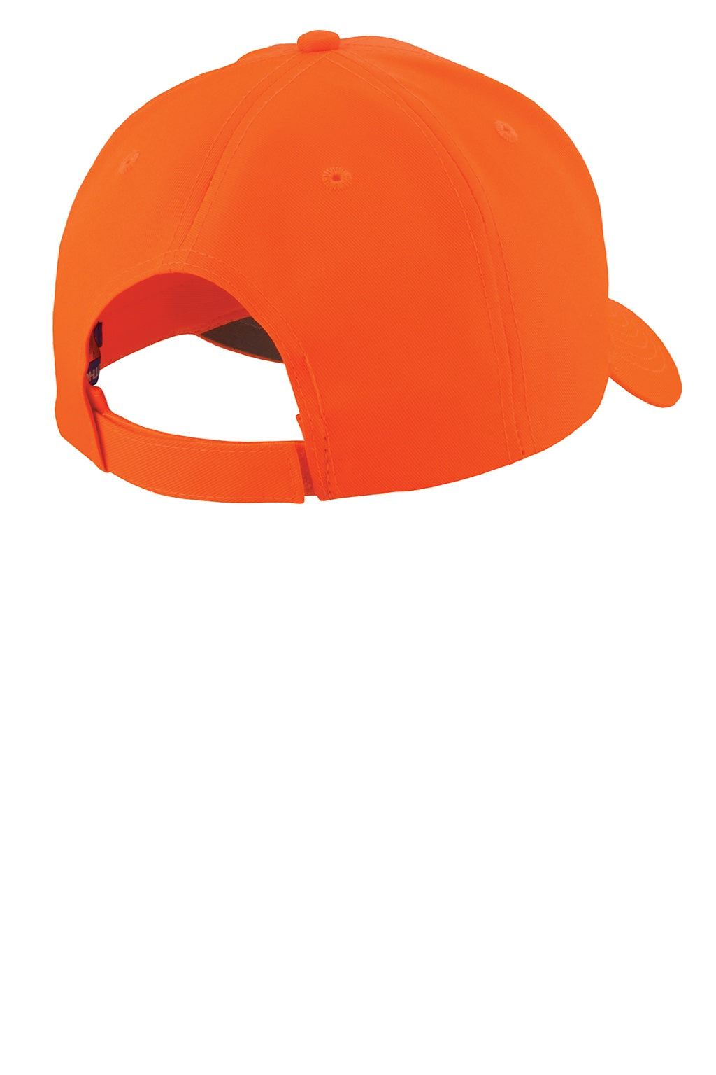 Port Authority Hats C806 Mens Adjustable Hat Safety Orange Flat Back